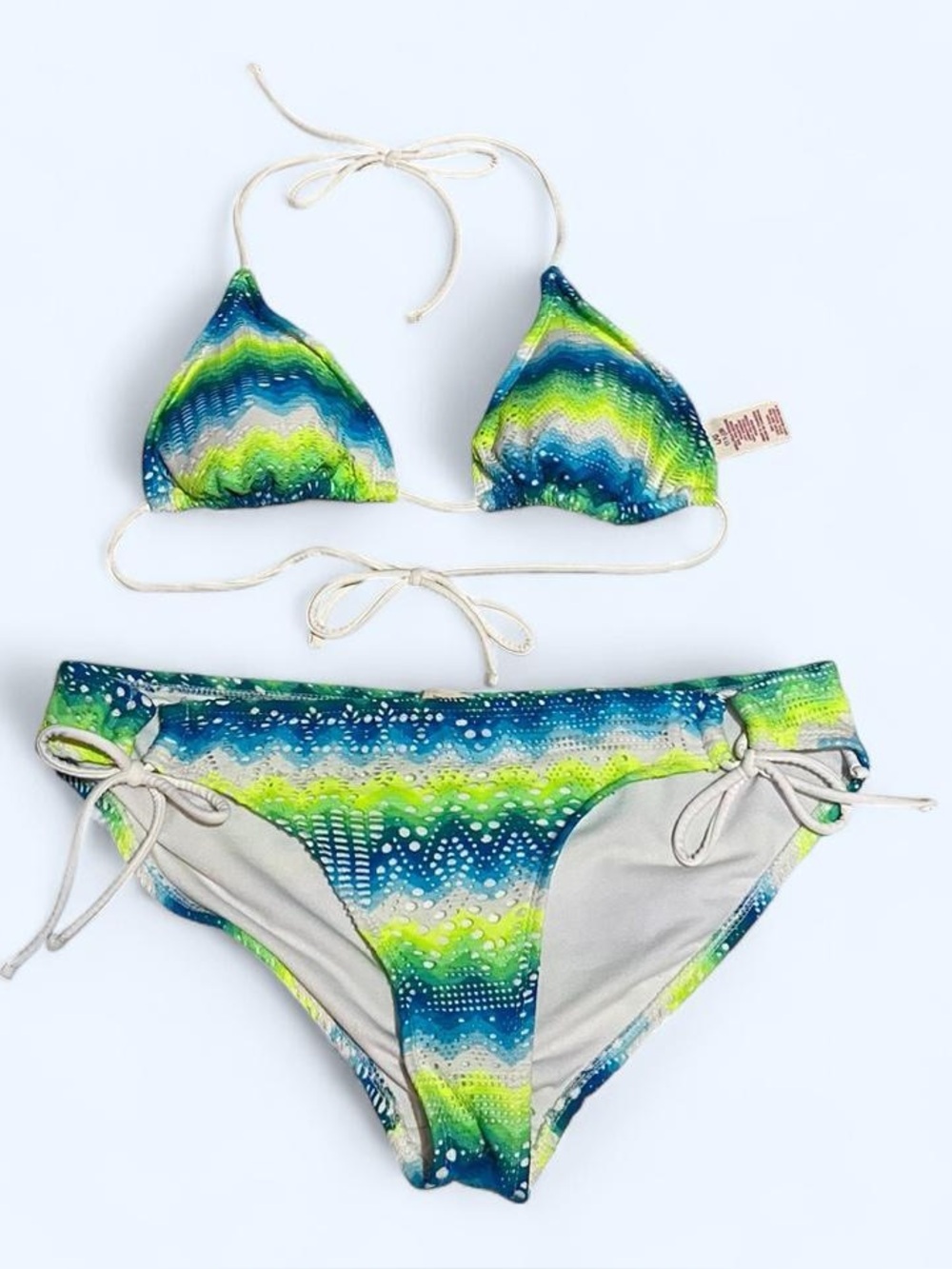 OP multicolored matching swimsuit